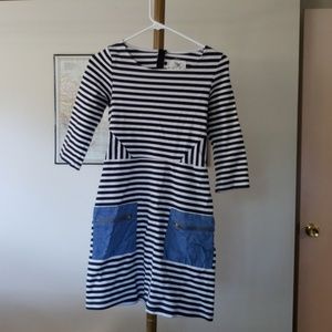 Tabitha striped pocket dress